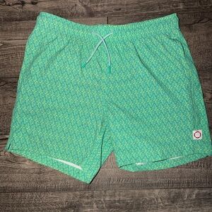 Green Cautus Men's Swim Shorts